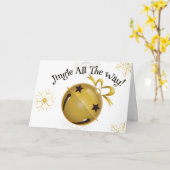 クリスマスマネーカード カード (黄色い花)