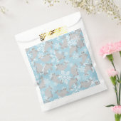 クリスマスマネージャーの冬の青い雪 フェイバーバッグ (封をした状態)