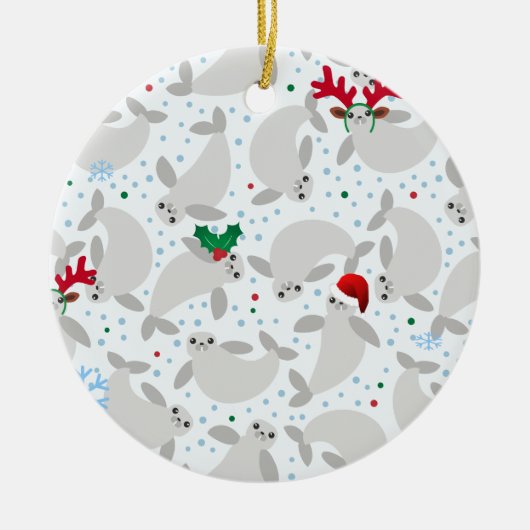 クリスマスマネージャー セラミックオーナメント (正面)