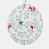 クリスマスマネージャー セラミックオーナメント (左)