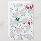 クリスマスマネージャー 便箋 (正面/裏面)