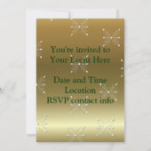 クリスマスマネーツリー 招待状 (裏面)