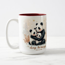 クリスマスマママグ ツートーンマグカップ