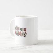 クリスマスママ コーヒーマグカップ (正面左)