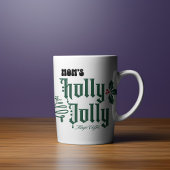 クリスマスマムズホリーすてきレッド/グリーン魔法 コーヒーマグカップ