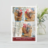 クリスマスマルチフォトカード シーズンカード (スタンド正面)