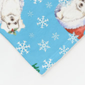 クリスマスマルチーズ フリースブランケット (角)