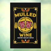 クリスマスマルチ赤ワイン ウィンドウサイン (シート3)