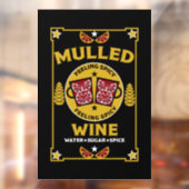 クリスマスマルチ赤ワイン ウィンドウサイン (シート2)