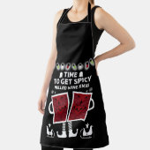 クリスマスマルチ赤ワイン エプロン (インサイチュ)