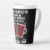 クリスマスマルチ赤ワイン カフェラテマグ (右アングル)