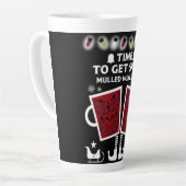 クリスマスマルチ赤ワイン カフェラテマグ (左アングル)