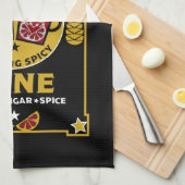 クリスマスマルチ赤ワイン キッチンタオル (四つ折り)