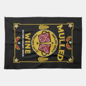 クリスマスマルチ赤ワイン キッチンタオル (横)