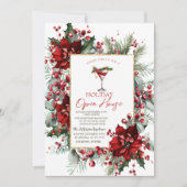 クリスマスマルティニポインセティアホリデーオープンハウス 招待状 (正面)