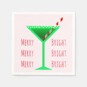 クリスマスマルティーニ スタンダードカクテルナプキン (正面)