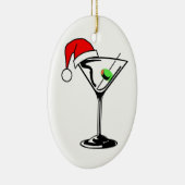 クリスマスマルティーニ セラミックオーナメント (右)