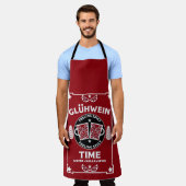 クリスマスマルドレッドワイングリューヴァイン エプロン (着用した状態)