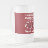 クリスマスマルドレッドワイングリューヴァイン フロストグラスビールジョッキ (正面左)