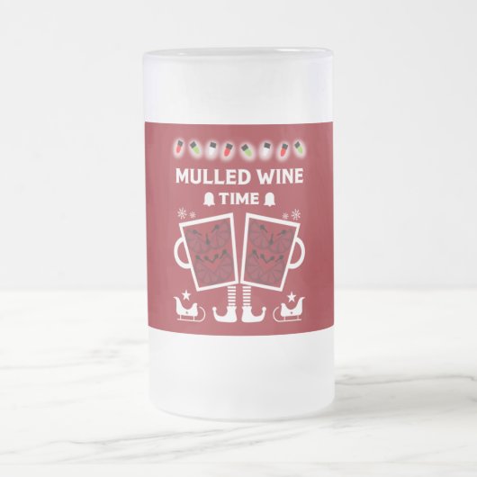 クリスマスマルドレッドワイングリューヴァイン フロストグラスビールジョッキ (中央)