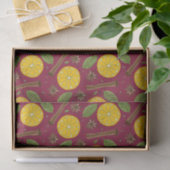 クリスマスマルドワインのスパイシーなバーガンディ 薄葉紙 (ギフト)