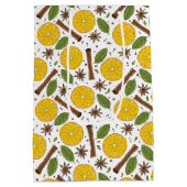 クリスマスマルドワインのスパイシーな白 ミディアムペーパーバッグ (裏面)