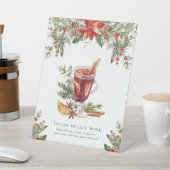 クリスマスマルドワインバーシグネチャードリンクサイン 台座サイン (インサイチュ)