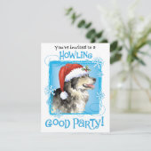 クリスマスマレミート招待状 シーズンカード (スタンド正面)