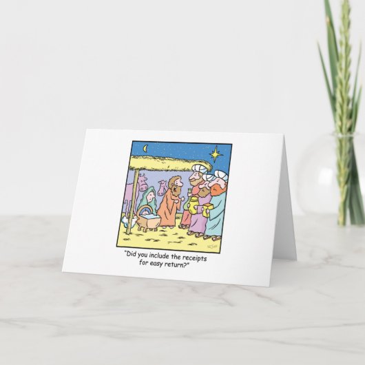 クリスマスマンガのギフトレシート シーズンカード (正面)