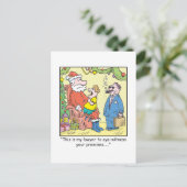 クリスマスマンガのサンタの約束 シーズンポストカード (スタンド正面)