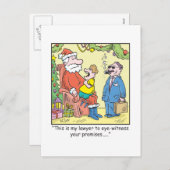 クリスマスマンガのサンタの約束 シーズンポストカード (正面/裏面)