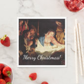 クリスマスマンガーシーン スタンダードランチョンナプキン (インサイチュ)