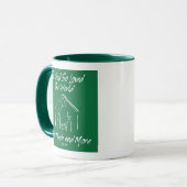 クリスマスマンジャーマグカップ – 緑 マグカップ (正面左)