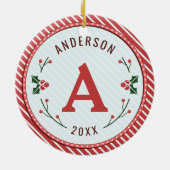 クリスマスマーキーセラミックオーナメント セラミックオーナメント (裏面)