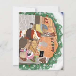 クリスマスマーケットのモルモット シーズンカード