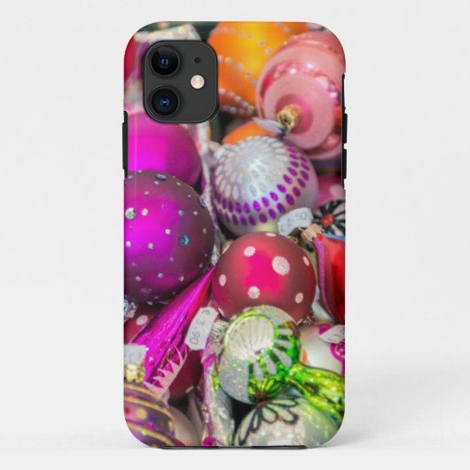 クリスマスマーケットの伝統的なガラスオーナメント Case-Mate iPhoneケース (裏面)