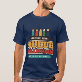 クリスマスマーケットの行列チャンピオン Tシャツ