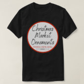 クリスマスマーケットオーナメントロゴ Tシャツ (デザイン正面)