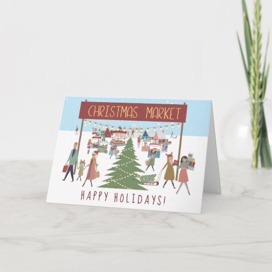 クリスマスマーケットスケッチ シーズンカード (正面)