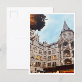 クリスマスマーケットミュンヘン，ドイツのはがき ポストカード