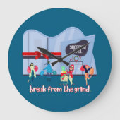 クリスマスマーケットBFTGクロック ラージ壁時計 (正面)