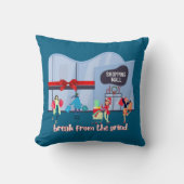 クリスマスマーケットBFTG Tシャツ クッション (正面)