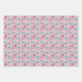 クリスマスマーメイド&フレンズラッピング紙シート ラッピングペーパーシート (正面3)