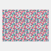 クリスマスマーメイド&フレンズ ラッピングペーパーシート (正面3)