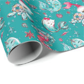 クリスマスマーメイド&フレンズ ラッピングペーパー (ロールコーナー)