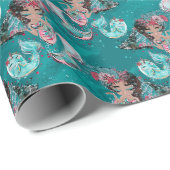 クリスマスマーメイド&フレンズ ラッピングペーパー (ロールコーナー)