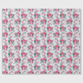 クリスマスマーメイド&フレンズ ラッピングペーパー (フラット)