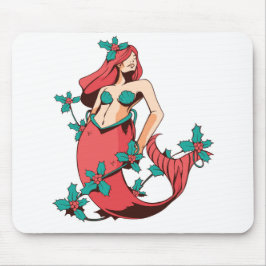 クリスマスマーメイド マウスパッド