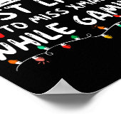 クリスマスマ恋しく思ーのゲーム中にクリスマスに最も多い ポスター (角)