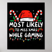 クリスマスマ恋しく思ーのゲーム中にクリスマスに最も多い ポスター (正面)